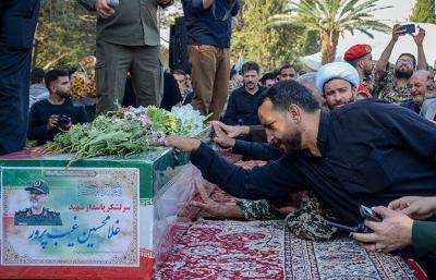 مراسم استقبال از پیکر سردار شهید غلامحسین غیب پرور /عکس