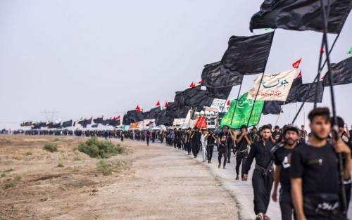 ورود کاروان انصار الحسین به شهر اهواز + فیلم 