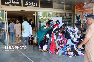 آتش سوزی مهیب در مرکز خرید ونوس 