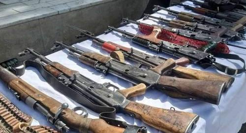 دستگیری ۱۲ نفر از دارندگان سلاح و مهمات غیرمجاز 