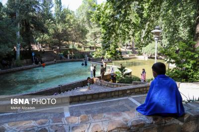 آب تنی درگرمای تابستان