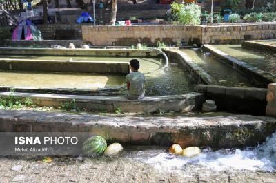 آب تنی درگرمای تابستان