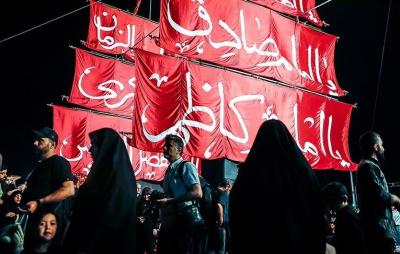 سوگواره آیینی محرم شهر در میدان آزادی /عکس