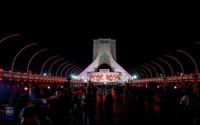 سوگواره آیینی محرم شهر در میدان آزادی /عکس