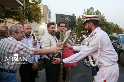  آیین رونمایی از مجسمه آرش کمانگیر / عکس