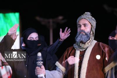  آیین رونمایی از مجسمه آرش کمانگیر / عکس