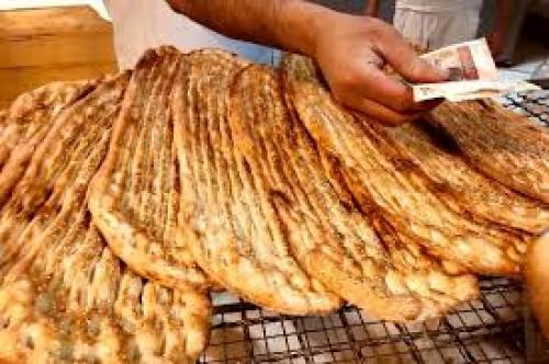  قیمت نان در تهران 