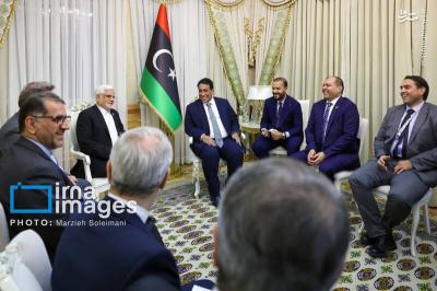 دیدارعارف با رئیس جمهورلیبی