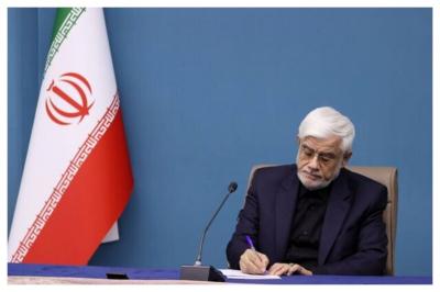 دیدارعارف با رئیس جمهورلیبی