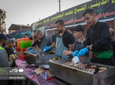 خدمات‌رسانی به زائران در آن سوی مرز منذریه