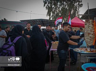 خدمات‌رسانی به زائران در آن سوی مرز منذریه