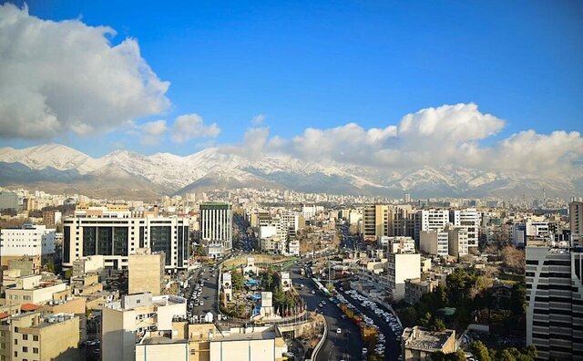 وضعیت قابل قبول کیفیت هوای تهران طی امروز
