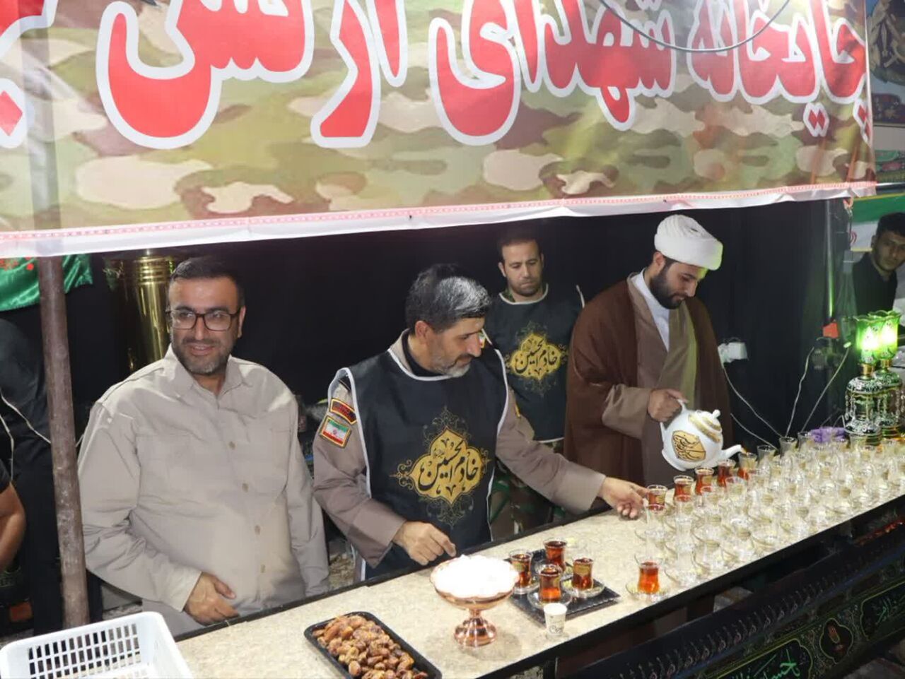خدمت‌رسانی تیپ ۱۸۱ زرهی ارتش به زائران اربعین در مرز خسروی