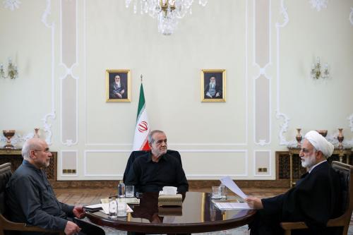 جلسه سران قوا به میزبانی رئیس‌جمهور برگزار شد