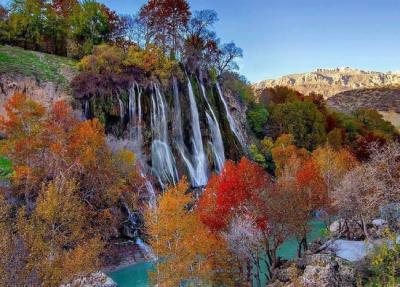  عکس/ آبشاری شگفت انگیز در لرستان 