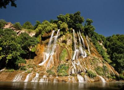  عکس/ آبشاری شگفت انگیز در لرستان 