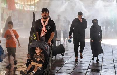  بازگشت زائران اربعین حسینی از مرز مهران /عکس