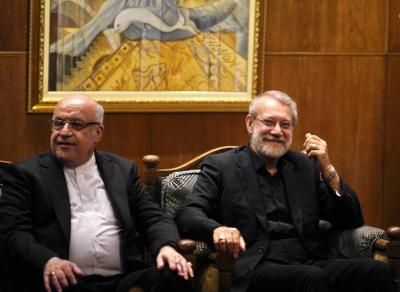 دیدارلاریجانی بارئیس مجلس لبنان