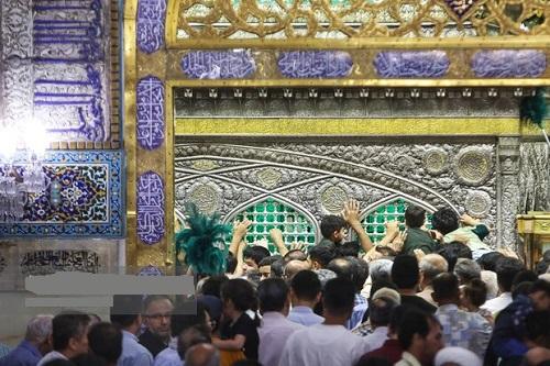 حال و هوای حرم مطهر امام رضا(ع) در روز رحلت رسول اکرم(ص)