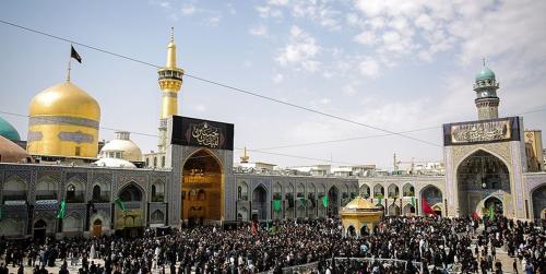 حال‌وهوای حرم رضوی در سالروز شهادت امام رضا 