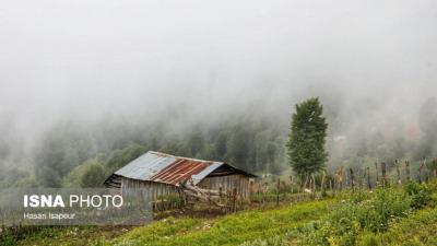 روستای «اِسپِرِز» سوادکوه بر فراز ابرها 