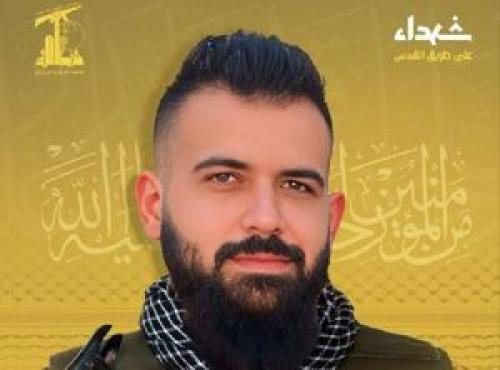 شهادت یک رزمنده حزب الله بر اثر حمله رژیم صهیونیستی به جنوب لبنان