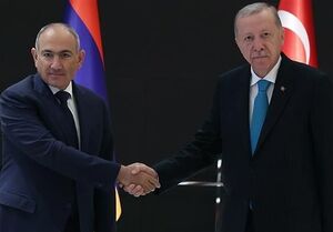 دیدار اردوغان با علیاف و پاشینیان در تیانجین چین دیدار اردوغان با علیاف و پاشینیان در تیانجین چین