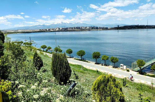  دریاچه طبیعی شورابیل در اردبیل /عکس