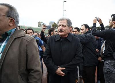 مراسم تشییع پدر استقلال، مرحوم منصور پورحیدری در ورزشگاه شهید شیرودی+عکس و فیلم 