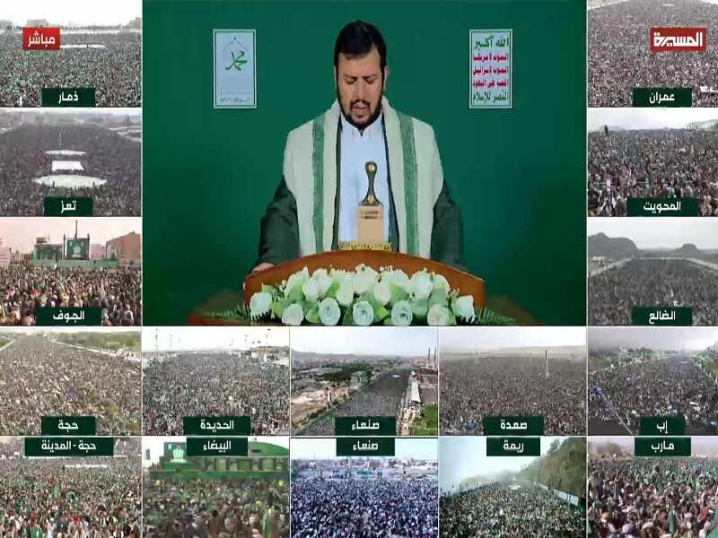  ابراز تاسف رهبر انصارالله یمن از نظاره‌گر بودن برخی کشورهای اسلامی در جنایات غزه