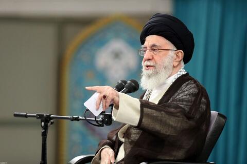خط و نشان رهبرانقلاب برای آمریکا +فیلم 