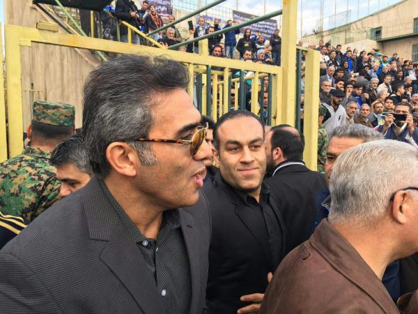 حضور پرسپولیسی ها در مراسم تشییع پیکر منصورخان +عکس