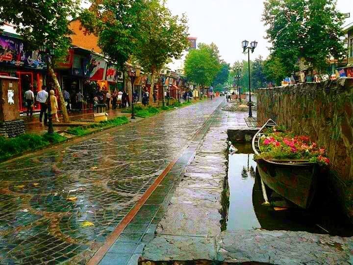  بارش باران هدیه به مردم  رشت /عکس
