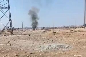 انفجار در جاده فرودگاه بین المللی حلب