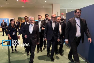  تصاویر سخنرانی رییس جمهوردرسازمان ملل