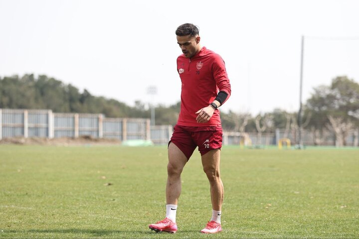 مصدوم شدن اقای همیشه مصدوم پرسپولیس
