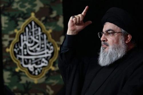 تجدید عهد حامیان مقاومت با شهید «نصرالله»