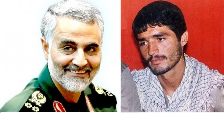 شهیدی که حاج قاسم وصیت کرده بود تا کنار او دفن شود 