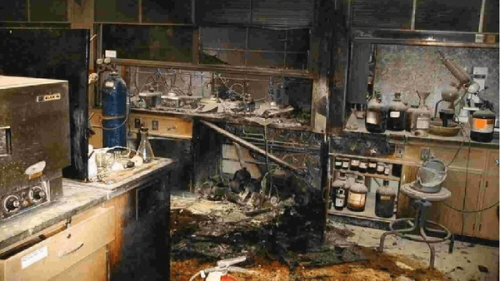 انفجاردردانشکده فنی دانشگاه تهران