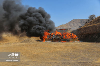 انهدام ۸ تن مواد مخدر در البرز