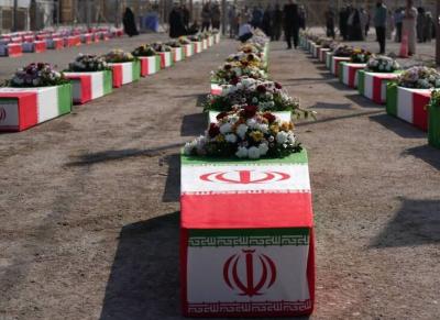 استقبال از پیکرهای طیبه ۴۶ شهید گرانقدر