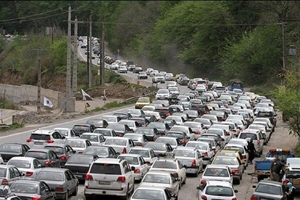 ترافیک سنگین در محورهای شمالی 