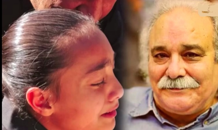 اشک های نوه و دختر محمد کاسبی در مراسم خاکسپاری / فیلم اشک های نوه و دختر محمد کاسبی در مراسم خاکسپاری / فیلم