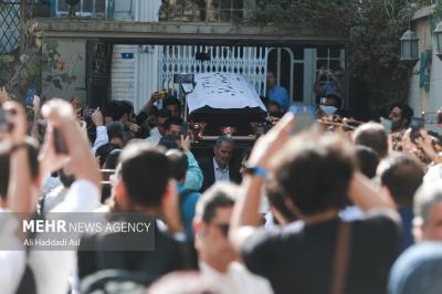 مراسم تشییع پیکر کارگردان سینما 