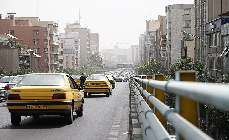 هوای تهران نارنجی شد 