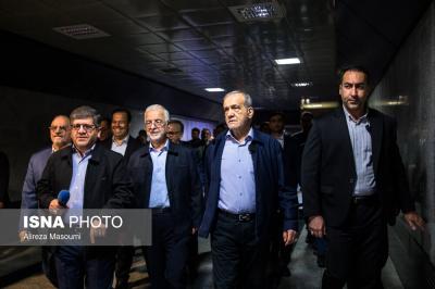 بازدید مترویی پزشکیان