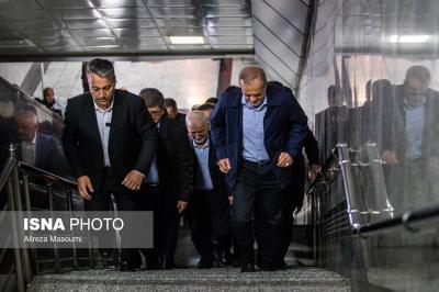 بازدید مترویی پزشکیان