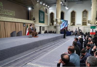 دیدار هزاران دانش‌آموز و دانشجو با رهبر انقلاب /عکس