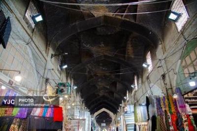 رد دود بر پیکر بازار وکیل شیراز 