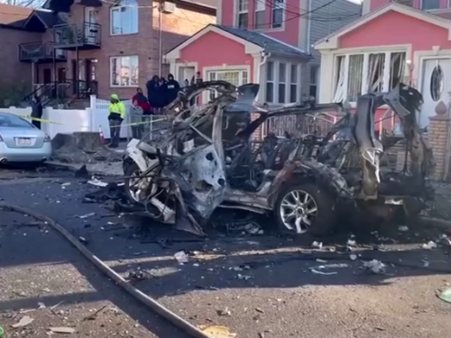 فیلم انفجار خودرویی که نیویورک را لرزاند 